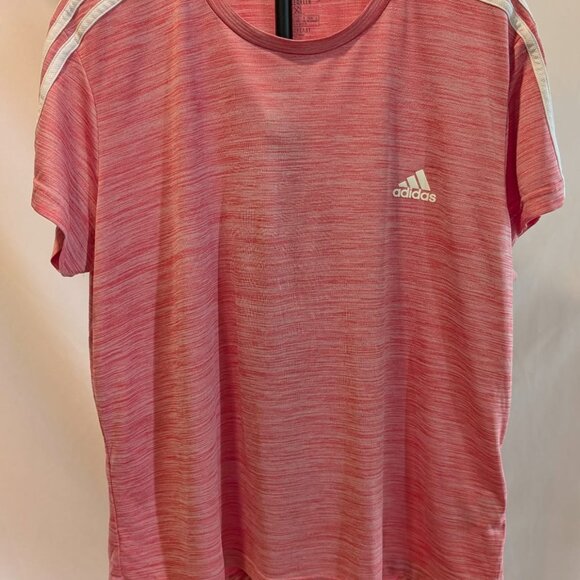 Women's 2XL Pink Shirt Adidas PRIMEGREEN AEROREADY - Picture 4 of 4